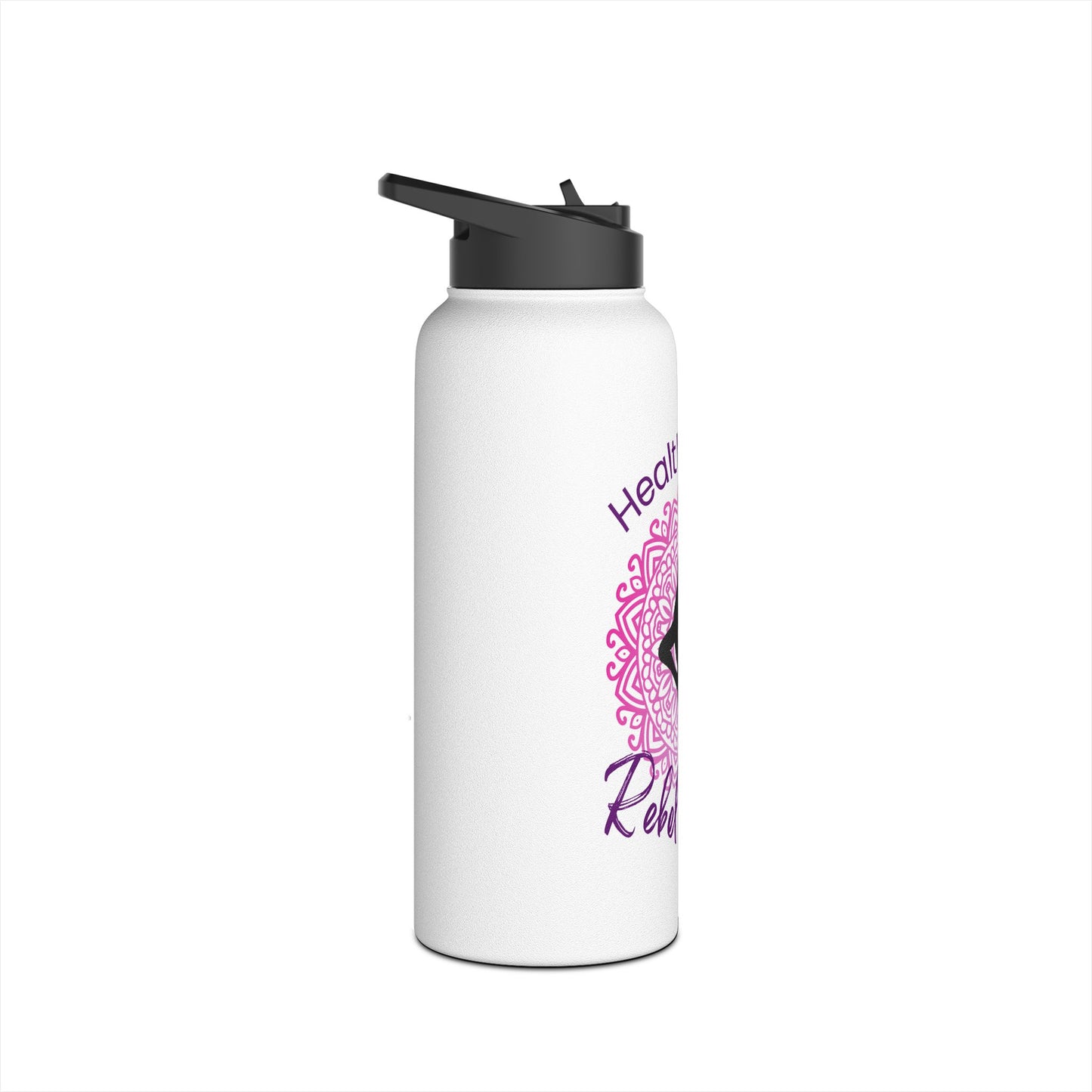 Stainless Steel Water Bottle - Healthy Mind Rebel Spirit
