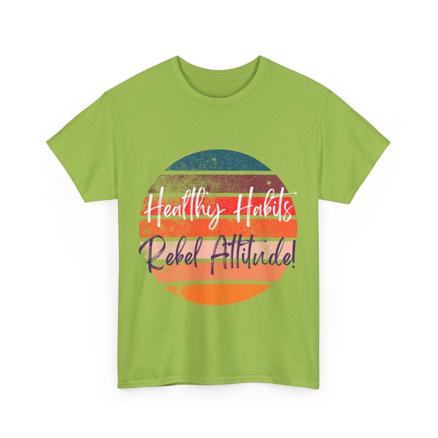 Bold Attitude Unisex Tee - Healthy Habits Rebel T-Shirt