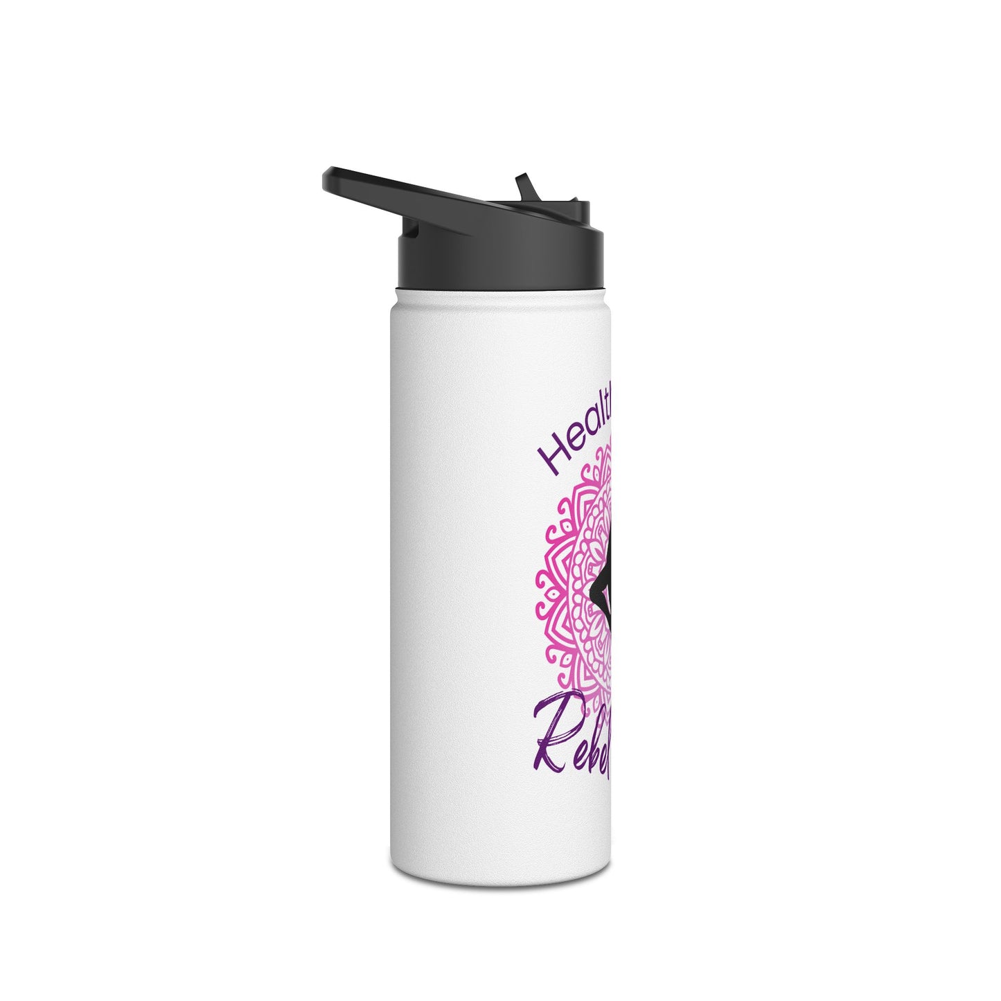 Stainless Steel Water Bottle - Healthy Mind Rebel Spirit